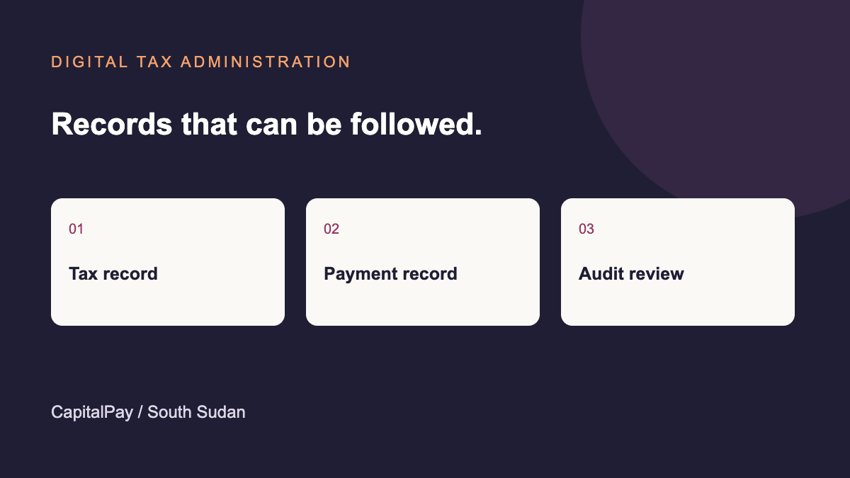 Payment records illustration